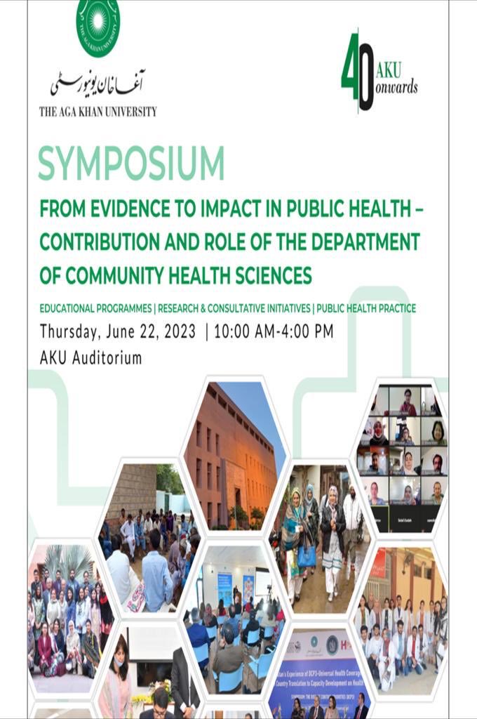 Thrilled to be a part of this great mega event… #communitymedicine#residency#aku#researches#addressingpublichealthchallanges#