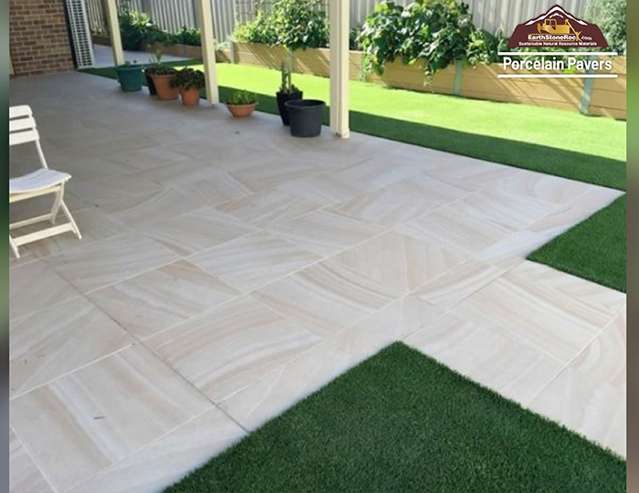 Enhance pathways with Porcelain Patio & Walkway Pavers. 🚗✨ #Pavers #OutdoorDesign #hobofairlaunch  #NintendoDirect #Mario #Tonali #SeamlessTransitions