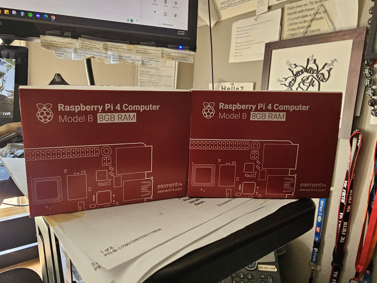 Feeling a bit 'nerd rich' today 😂
@Raspberry_Pi #RaspberryPi #pi4b #pi4b8gb #pi4 #tinker #io #diy #project #singleboardcomputer #sbc #pnwcomputers #computerguy #pacificnwcomputers #itguy #newark #waitisover #msrp