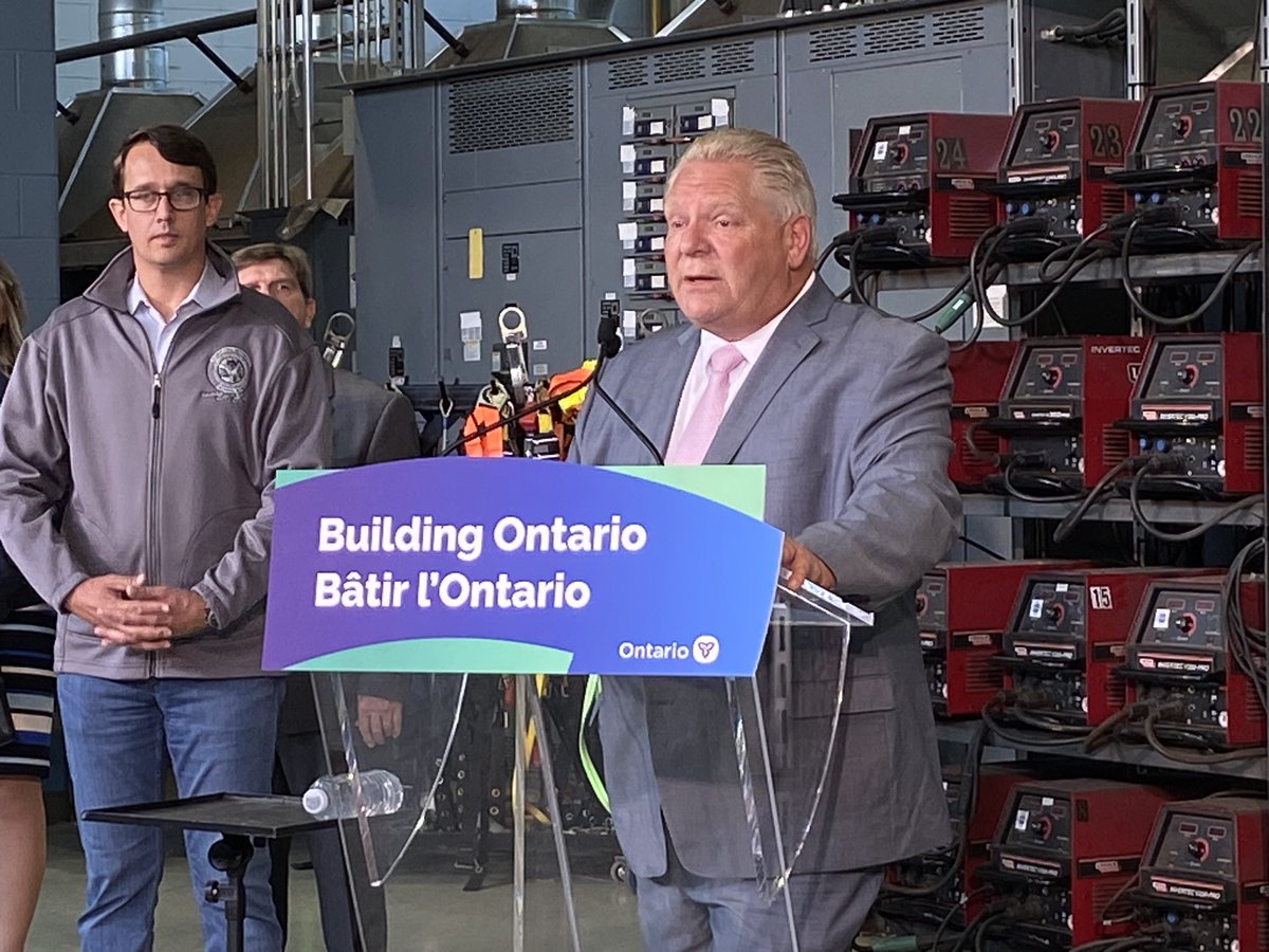 NEW: Doug Ford uses his position as Premier to campaign against Olivia Chow, echoing some of the statements from Mark Saunders. 

“God forbid Olivia Chow gets elected, your taxes will go up,” the Premier says. 

#onpoli