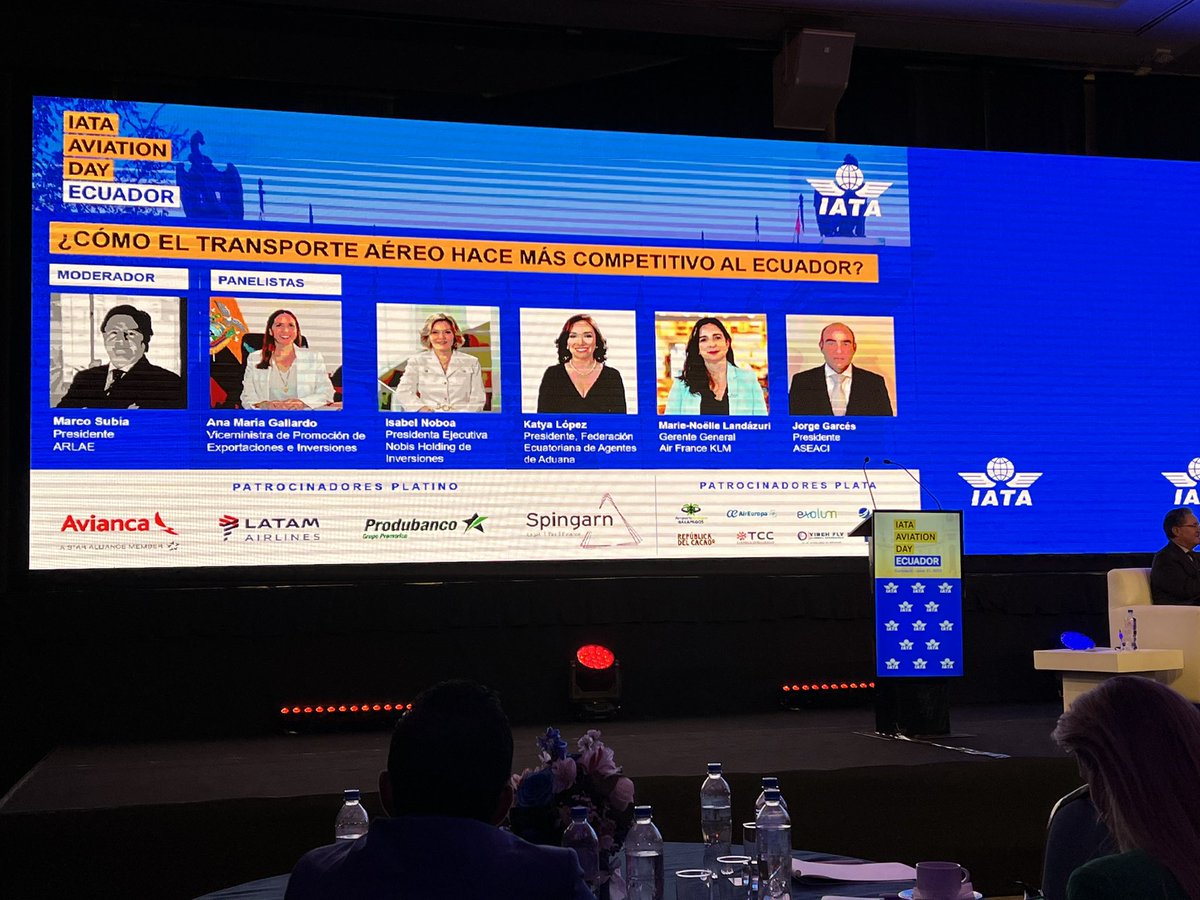 ASEACI's tweet photo. Inicia panel: Cómo el #transporteaéreo hace más #competitivo al #Ecuador con la participación de nuestro Presidente https://t.co/ySOjCdseVF