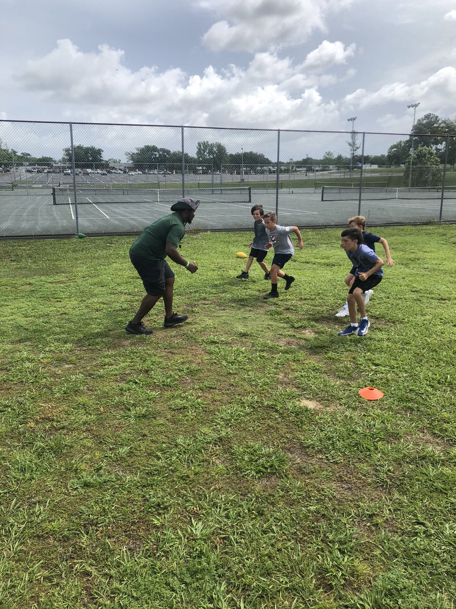 Day 3 of camp!! Rain went away and we got it in! #family #TPW @LecantoHigh @LHSPantherAth @CitrusSchools @CitrusCoSports