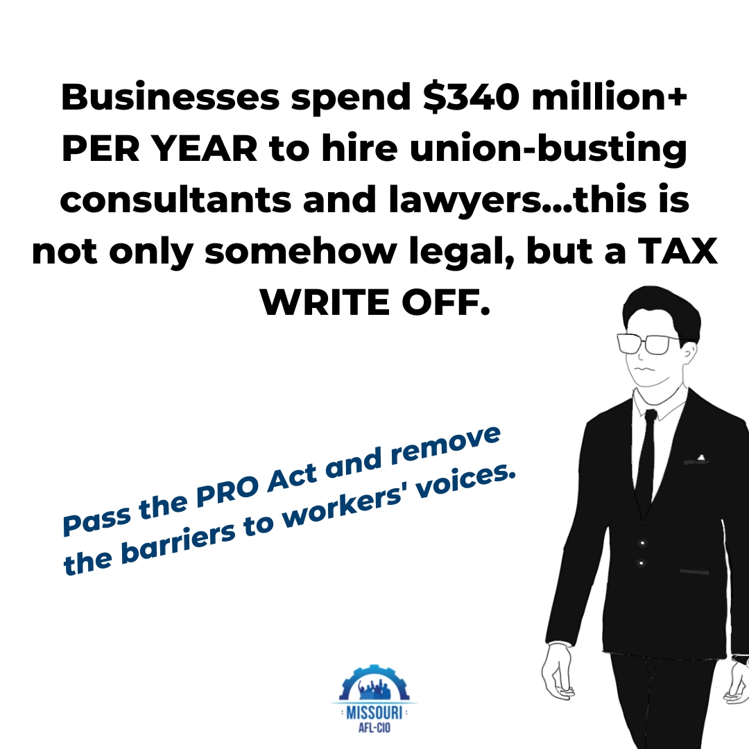 Defend workers - pass the #PROAct and hold corporations accountable. #1u