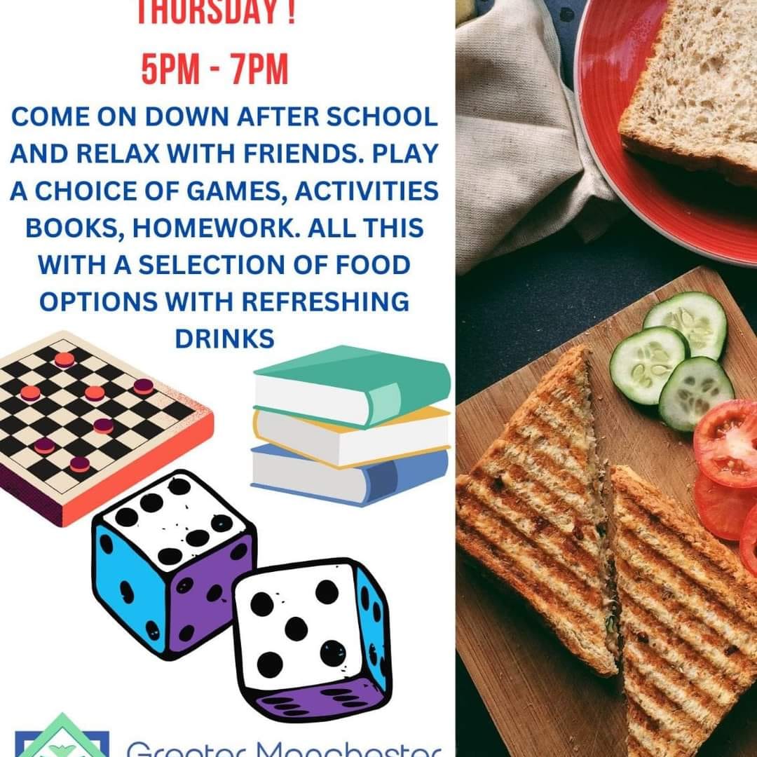 Remember, tomorrow is grub hub at Partington Youth Centre from 5 until 7pm.

Lots of delicious food to eat at no cost ! 

Come along and see what we are all about 👀