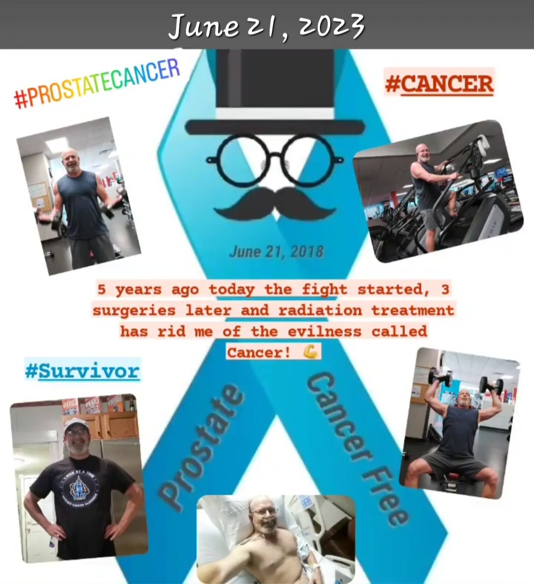@PCFnews @ZEROCancer my 5 year anniversary #prostatecancer #Cancer #CancerSurvivor