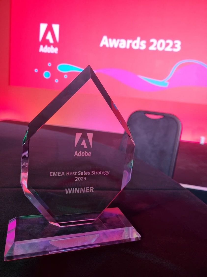 We are honored to have been awarded EMEA Best Sales Strategy 2023 at this year's EMEA <a href="/Adobe/">Adobe</a> Partner event. #ingrammicro