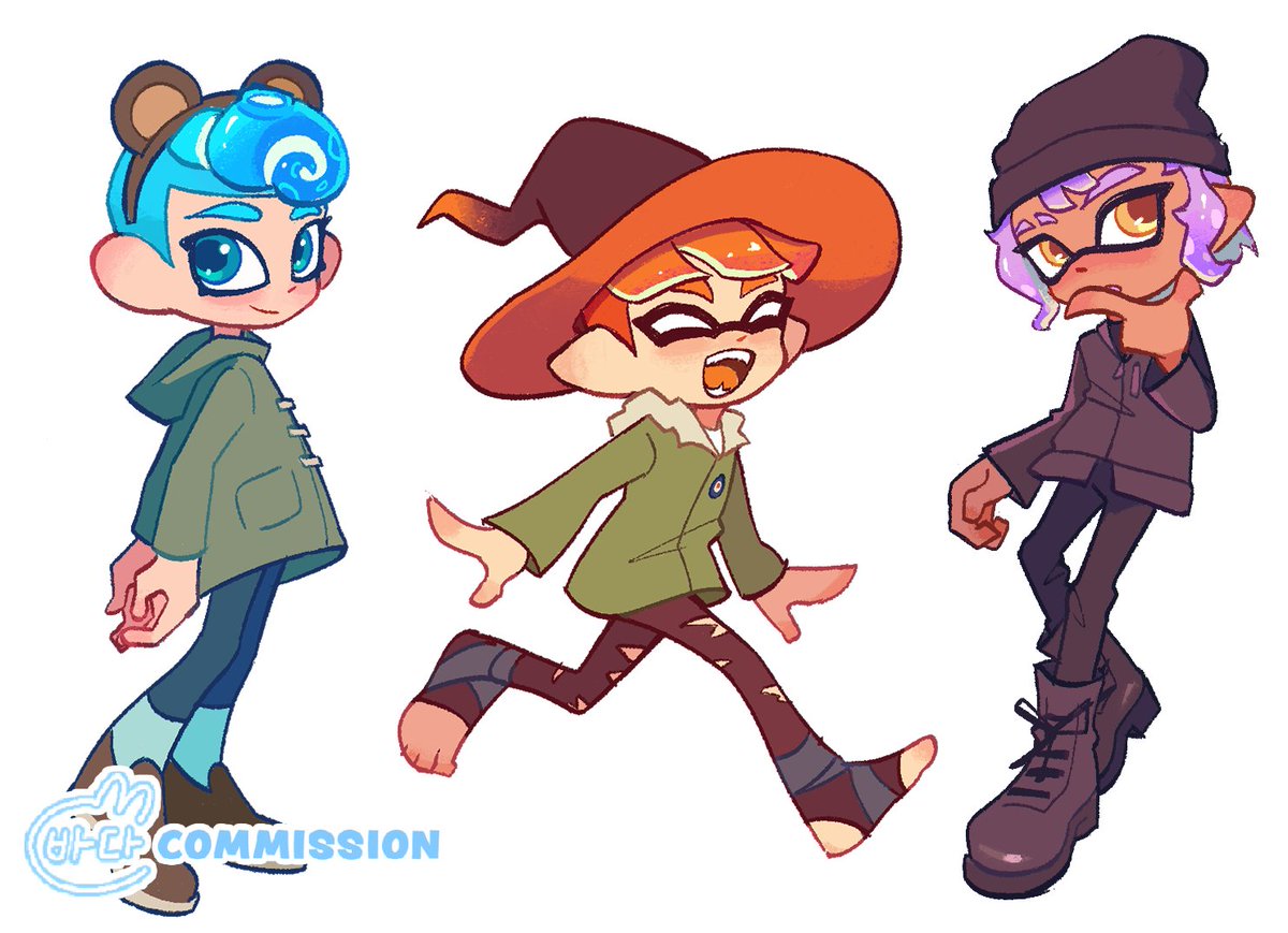 finished some more chibis ! #splatoon