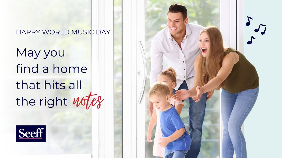 Dance to the beat of homeownership this World Music Day 😍 Start house hunting: bit.ly/3PmNL0E

#worldmusicday #musicday2023 #seeffproperties #buyingahome #musiclovers