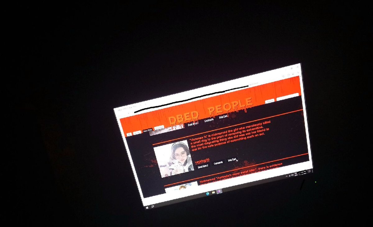 ¡INFORMACION IMPORTANTE! Recientememte subieron a Vanessa "N" a  DBED, donde se puede donar para que la desaparezcan y la mat3n. Este sitio está alojado en la dark web por lo que solo personas con verdaderamente capaces y con acceso pueden hacerlo. #JusticiaParaHuellitas