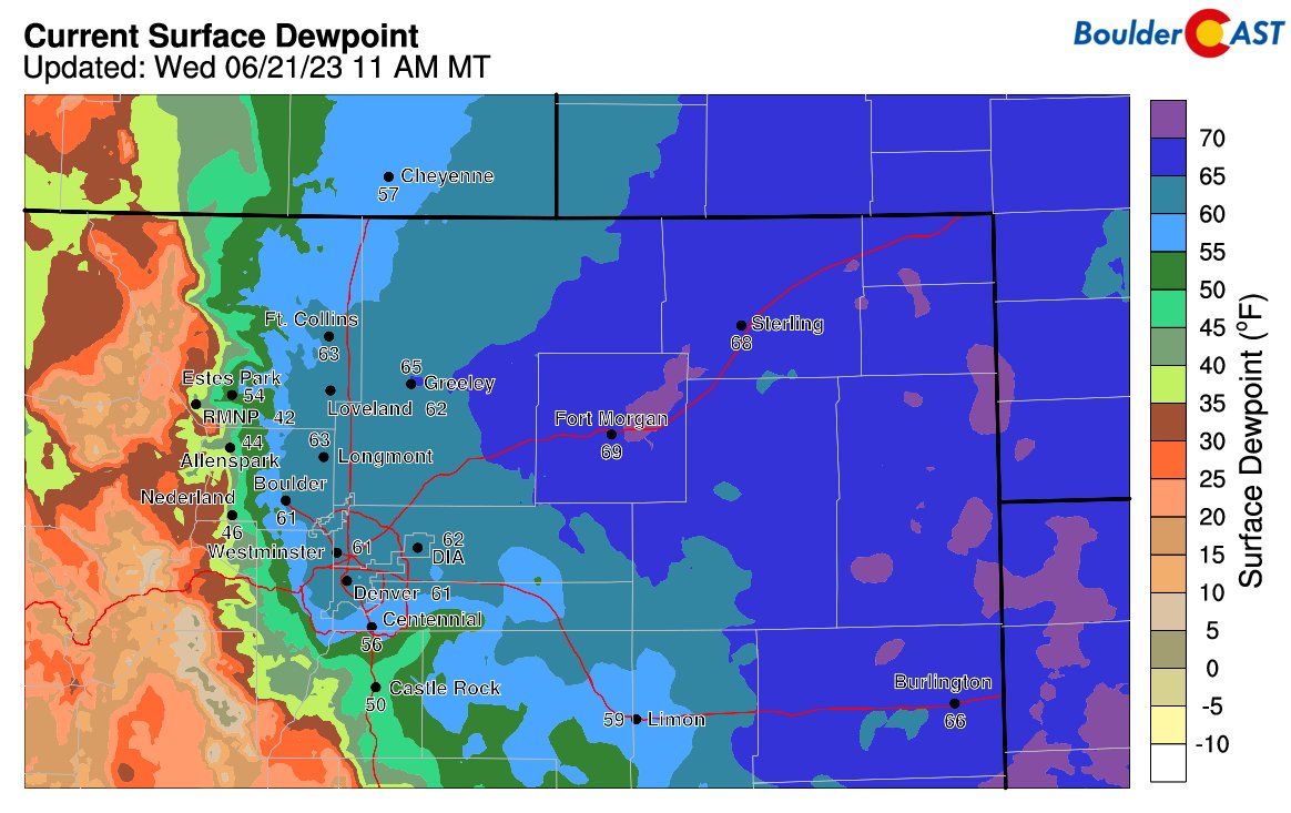 11AM Update: It's soupy! 🍜 #COwx