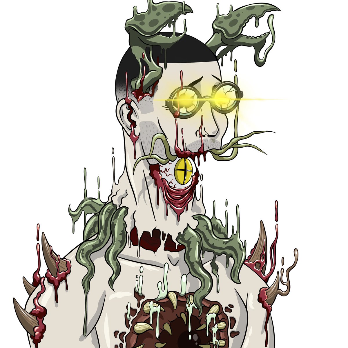 Haven’t posted in a hot minute.. almost done with this guy. The Eldritch DeGod