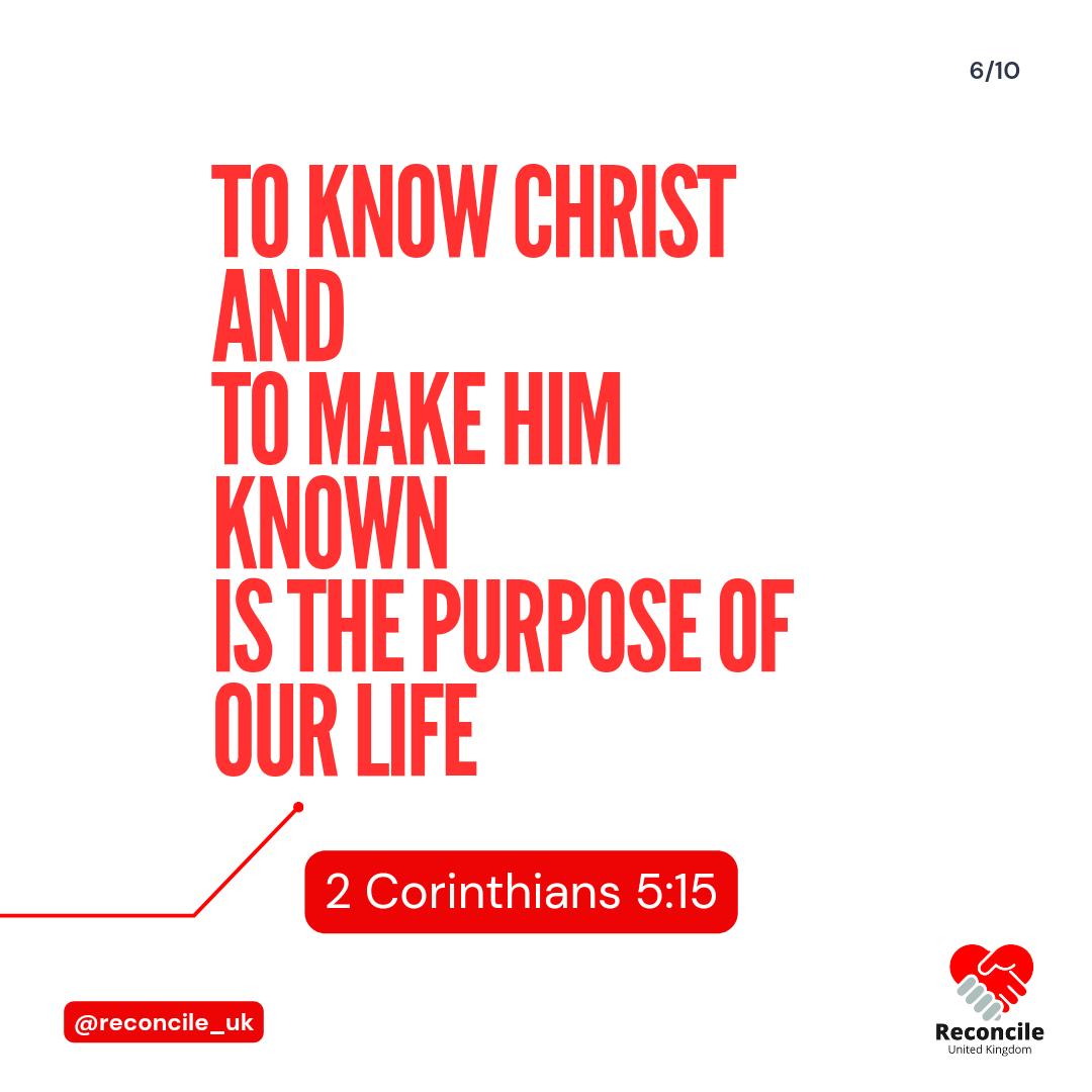 reconcile_uk's tweet photo. As believers, our purpose is to know Christ and make Him known. Our lives are transformed by Him, and we are called to share that transformation with others. #KnowChrist #MakeChristKnown
6/8 https://t.co/cRvefAYuLG