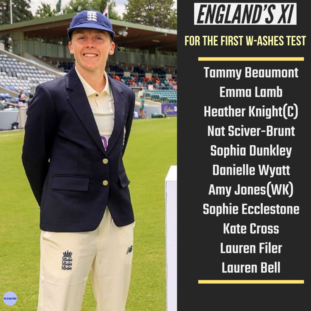 England’s XI for First W-Ashes Test!

@englandcricket #Ashes2023 #AshesTest #CricketNation