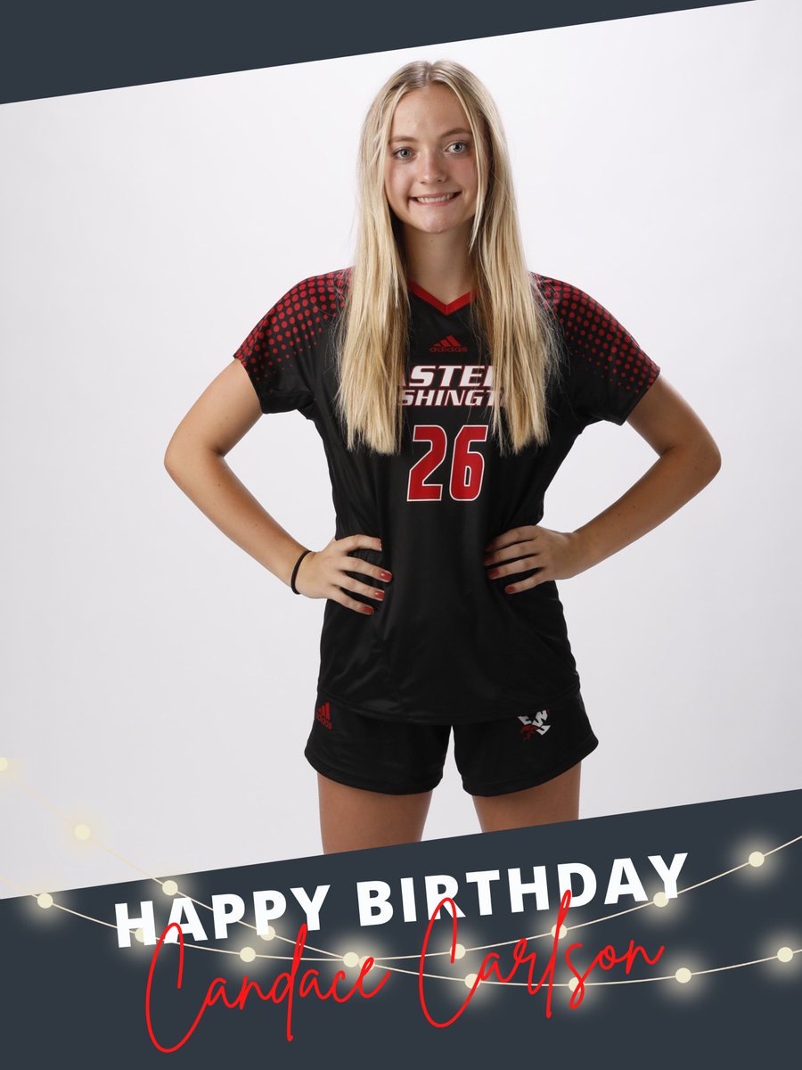 Big Happy Birthday to sophomore winger, Candace Carlson!! 🥳🥳🎂🎊🎁 We hope you have the best day!! 
#GoEags🦅