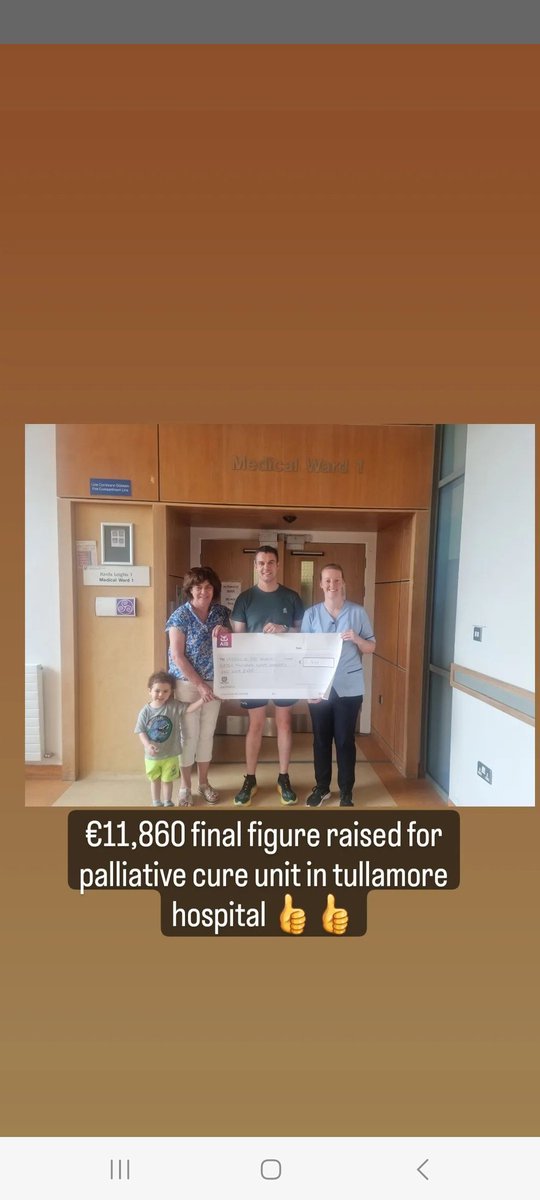 micmuls's tweet image. €11,800 the final figure raised for the palliative care unit in Tullamore Hospital 👍 @BirrCLG  @SeirKieran_GAA @DooleyJoe