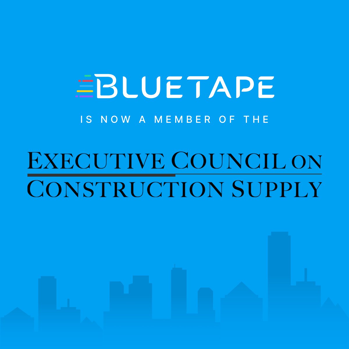 We are thrilled to announce that BlueTape has become a member of the Executive Council on Construction Supply. We take great pride in being part of this esteemed organization, dedicated to driving innovation and excellence in the #construction industry. #ConstructionSupply #LBM