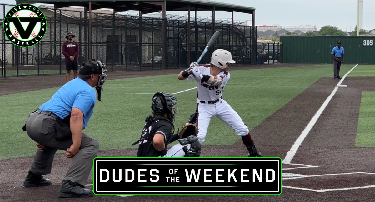 Dudes of the Weekend: Week 4

🤠<a href="/FiveToolTexas/">✭Five Tool Texas✭</a>
🌵<a href="/FiveToolAZ/">Five Tool Arizona</a>
🔥<a href="/FiveToolSTX/">Five Tool South Texas</a>
🌴<a href="/FiveToolCA/">Five Tool California</a>
🏔️<a href="/FiveToolCO/">Five Tool Colorado</a>
🌄<a href="/FiveToolUT/">Five Tool Utah</a> 
☀️<a href="/FiveToolETX/">Five Tool East Texas</a>

👉 fivetool.org/news/2023-dude…

📸<a href="/perry12_dane/">Dane Perry</a>