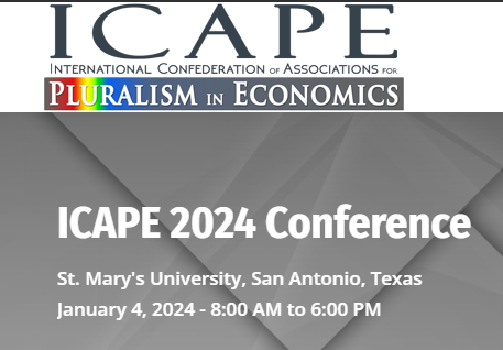 #CallforPapers 
#HEN_313
⬇️❤️🔁

ICAPE 2024 Conference (San Antonio, January 2024)   

heterodoxnews.com/n/htn313.html

icape.org