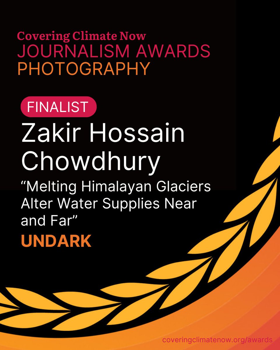 Happy to share that I am one of the finalists in the 2023 @CoveringClimate Now Journalism Awards! Here is my work: undark.org/2022/08/29/mel… #ClimateCrisis