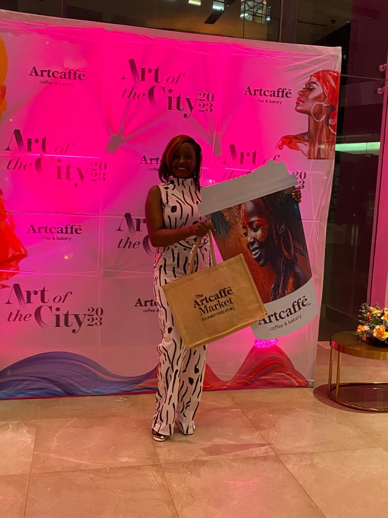 First runner-up- Cecilia Gakenia.

She will get her art featured on our limited edition coffee cups, travel mugs and coffee bags.

Her profile will be featured on our website and social media pages