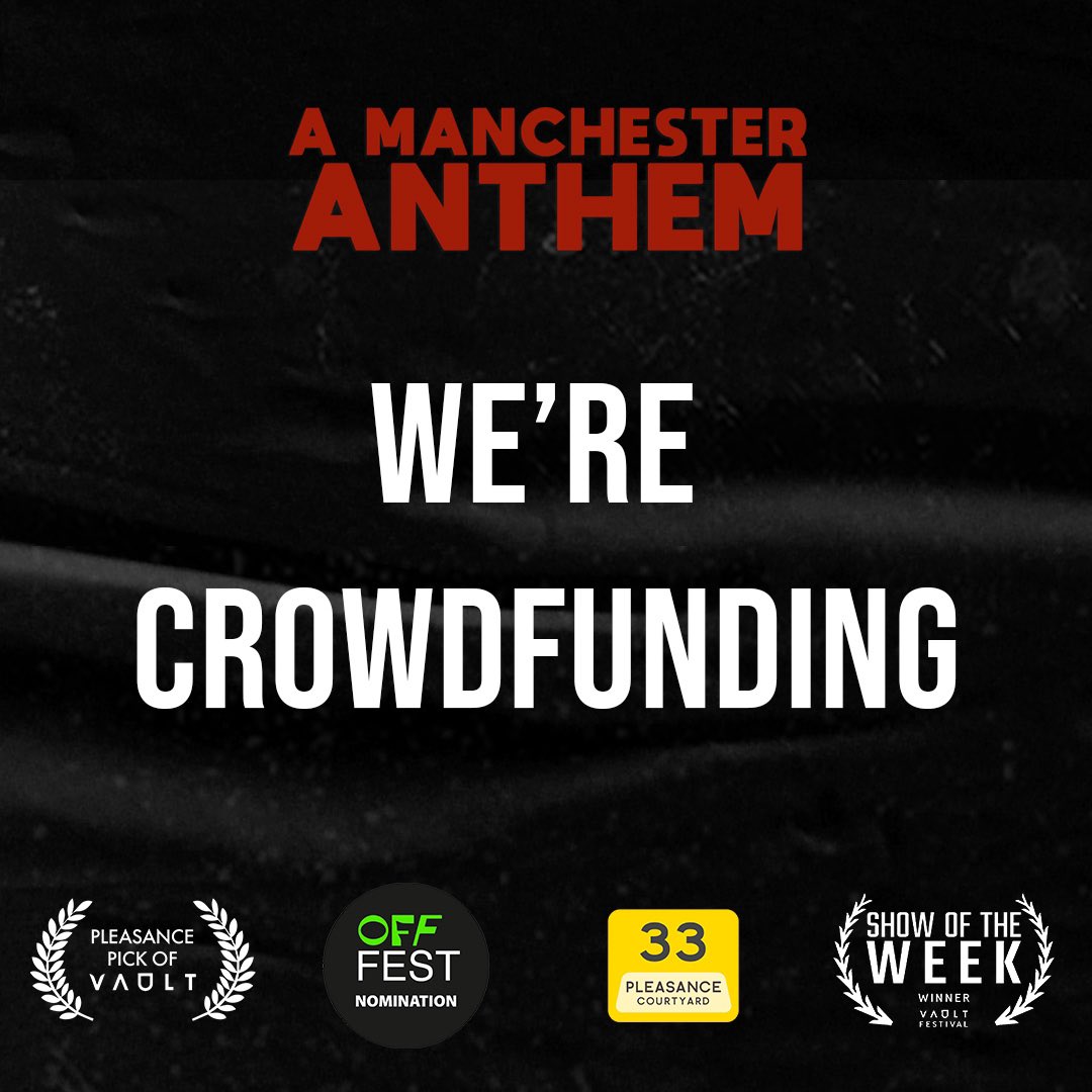 LyleProds's tweet photo. 🐝 we’re here to ask for your help to get our multi-award winning ⭐️⭐️⭐️⭐️⭐️ play ‘A Manchester Anthem’ to the @edfringe this August!! ☀️ 

We’ve had some incredible support so far - please check out the rewards you can get and our video for more info ⬇️

https://t.co/UpnmIwtF2s https://t.co/8oEvTElud8