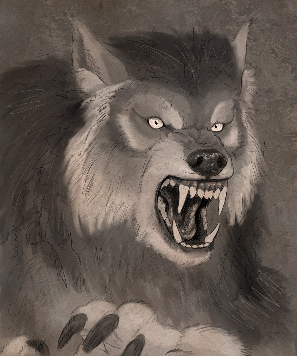 A werewolf tf from the vaults for #Werewolfwednesday