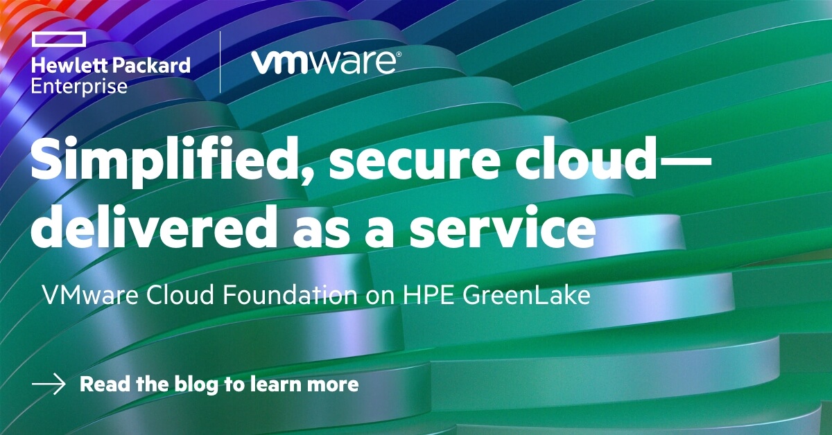 HPE_Alliances's tweet image. #DigitalTransformation can be complex, but you don’t have to go it alone. @HPEGreenLake and #VMwareVCF give you a simplified, secure cloud experience that’s delivered as a service. Read the new blog: hpe.to/6013OAiZd #HPEAlliances
