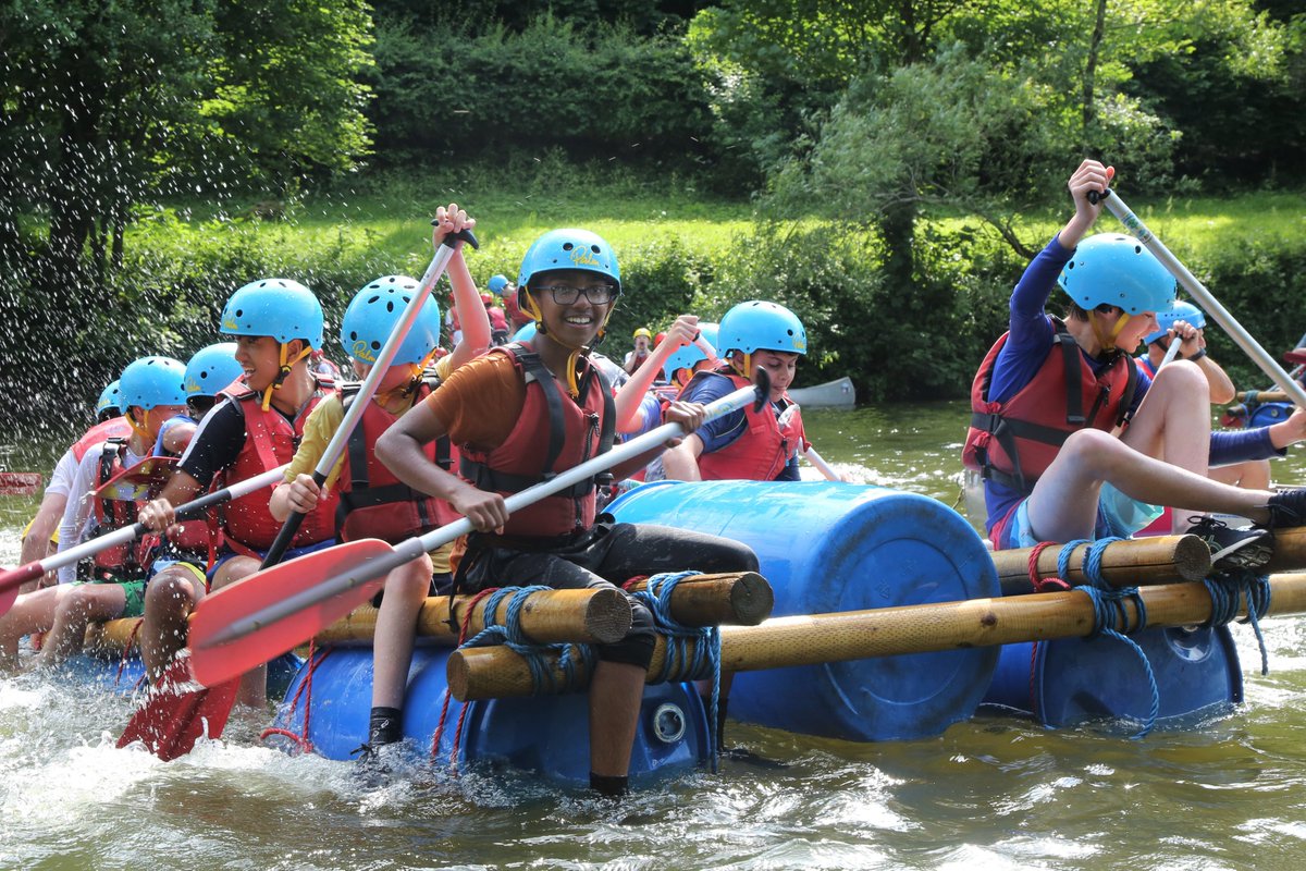 AdventuresAtRBC's tweet photo. A wet, wild, noisy and fully engaging start to the Year 8s trip to the River Wye. The hits just keep on coming! https://t.co/QdcIGShszj