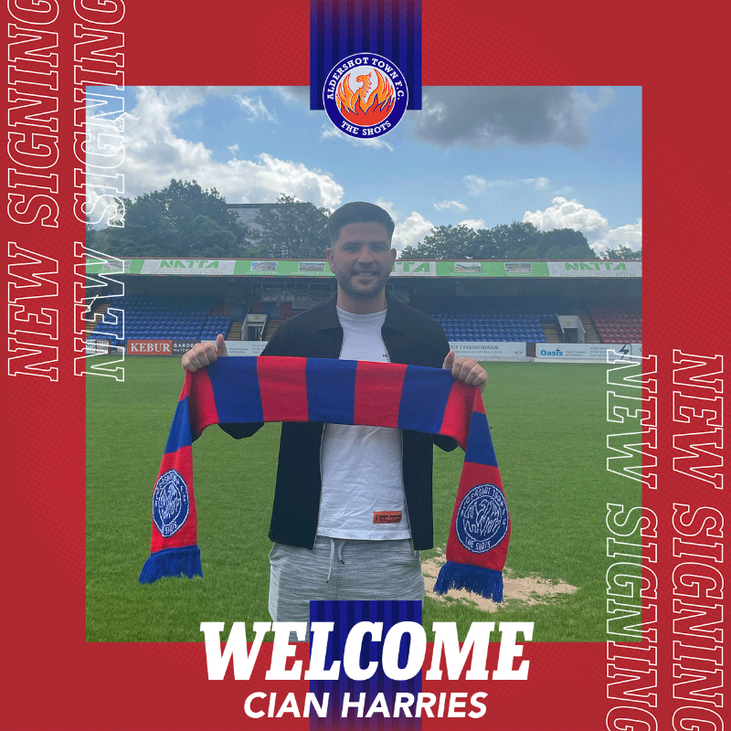 OfficialShots's tweet photo. ✍️ 𝙉𝙀𝙒 𝙎𝙄𝙂𝙉𝙄𝙉𝙂 ✍️

We're delighted to confirm the signing of Cian Harries!

🏴󠁧󠁢󠁷󠁬󠁳󠁿 Former Wales youth international
🤩 Over 50 Football League appearances
🤝 An exciting addition to Tommy Widdrington's side

#TheShots❤️💙