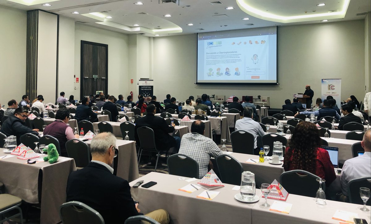 info_CCI's tweet photo. La audiencia de #CCIcon20 ha podido utilizar Ciberexploradores para la caracterización de un incidente de #ciberseguirdad en un entorno industrial
Presenta: Claudio Caracciolo, Responsable de Plataformas y Coordinador General para Latam.
https://t.co/19N3o1wYZA
#ICSsecurity https://t.co/18VAvKSRoi