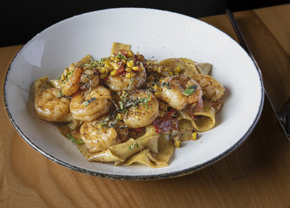 Shrimp and Pasta on a Rainy Day, Yes Please!