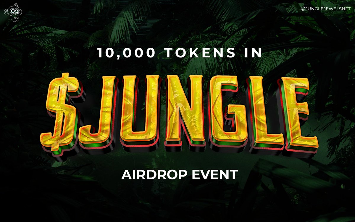 🚨📢  $50 ETH giveaway 📢🚨

Rules -
1. Follow @JungleJewelsNFT and @mrlawrencelopez 

2. Join Jungle Jewels Discord
discord.gg/junglejewels

3. Tag 3 friends 

4. Like and Retweet this post

#Ethereum #ETH #contest #giveaway #Crypto #Cryptocurency #GiveawayAlert #FF6000