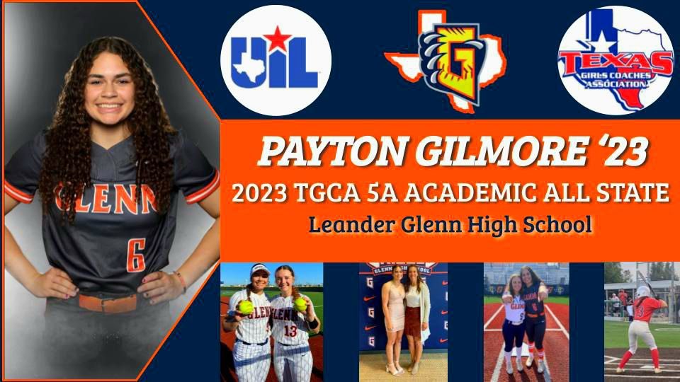 📚🎓 We see you @PaytonGilmore6!! Huge honor to receive another Academic All State recognition!! 🥎 Proud of all your hard work kiddo!! #3P #GrizzlyNation #AllGritNoQuit