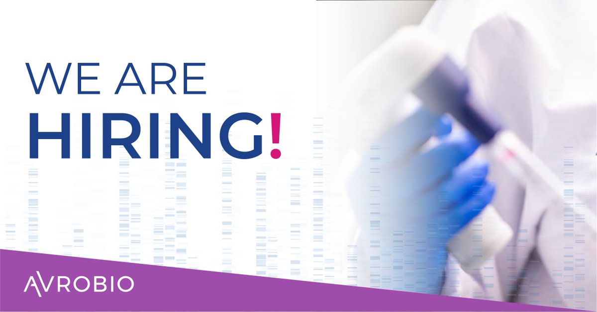 AVROBIO (@avrobio) on Twitter photo Our AVROBIO crewmates are on a mission to develop innovative #GeneTherapies to potentially revolutionize care for those living with #RareDiseases.
Check out our open positions: bit.ly/3SWTIR7 Our AVROBIO crewmates are on a mission to develop innovative #GeneTherapies to potentially revolutionize care for those living with #RareDiseases.
Check out our open positions: bit.ly/3SWTIR7