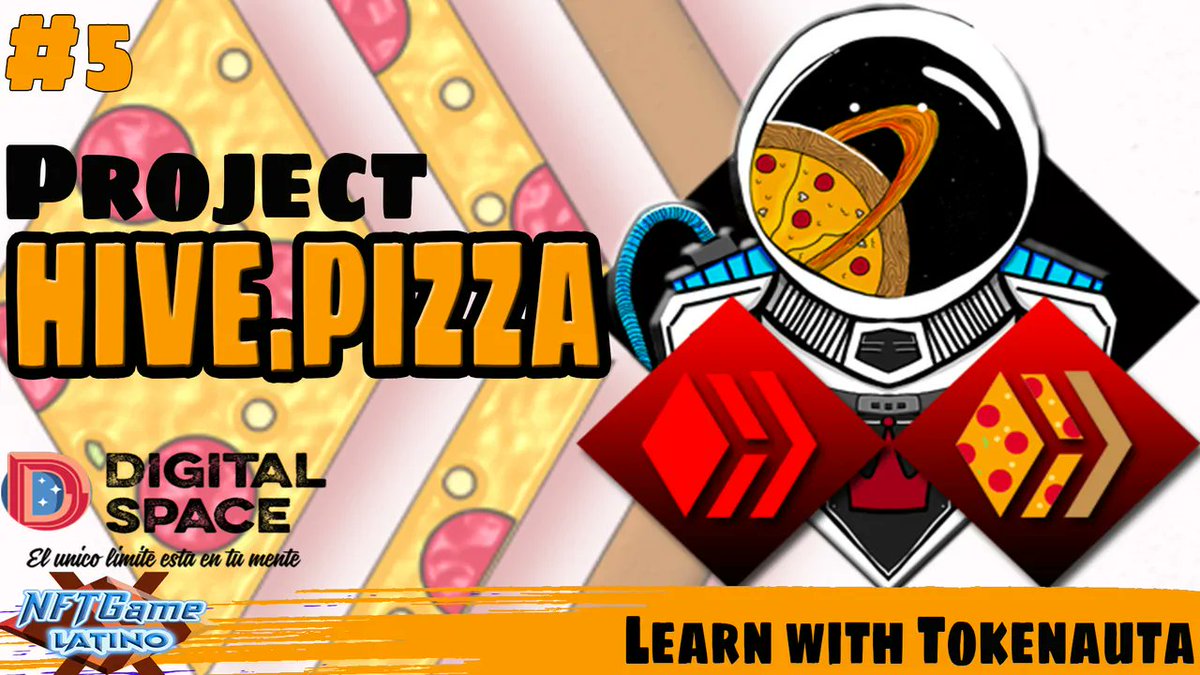 Esta es la quinta edición de #Tokenautas, en compañía de @rosmiap les presentamos una buena información sobre el proyecto @PizzaOnHive  así que puedes leer este post.
peakd.com/hive-115120/@d… 
#hive #hivepizza #project #Crypto