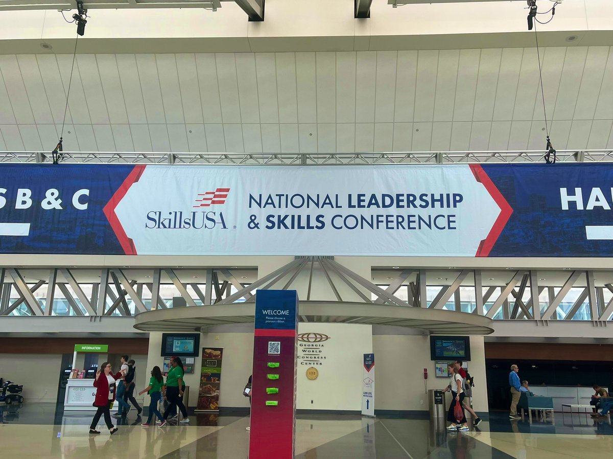 TaftToolBox's tweet image. Came to Atlanta to attend the National SkillsUSA competition! Learning a lot and networking! Can’t wait to implement some new skills this school year! #BuildingForBetter #CareersAreUnderConstruction 🔨🧰🪚 @NISDTaft