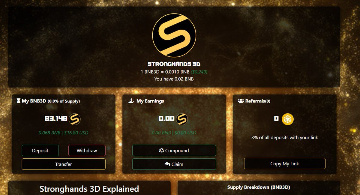 Stronghands, we have great news for you! 🚨

All major functionality is finished/tested for our new web app! 🔥 Public testing of the new site will come soon! 😎

With each task completed, we inch one step closer to #Token3D! Thanks for your patience! ❤️

#PulseChain #PulseNews