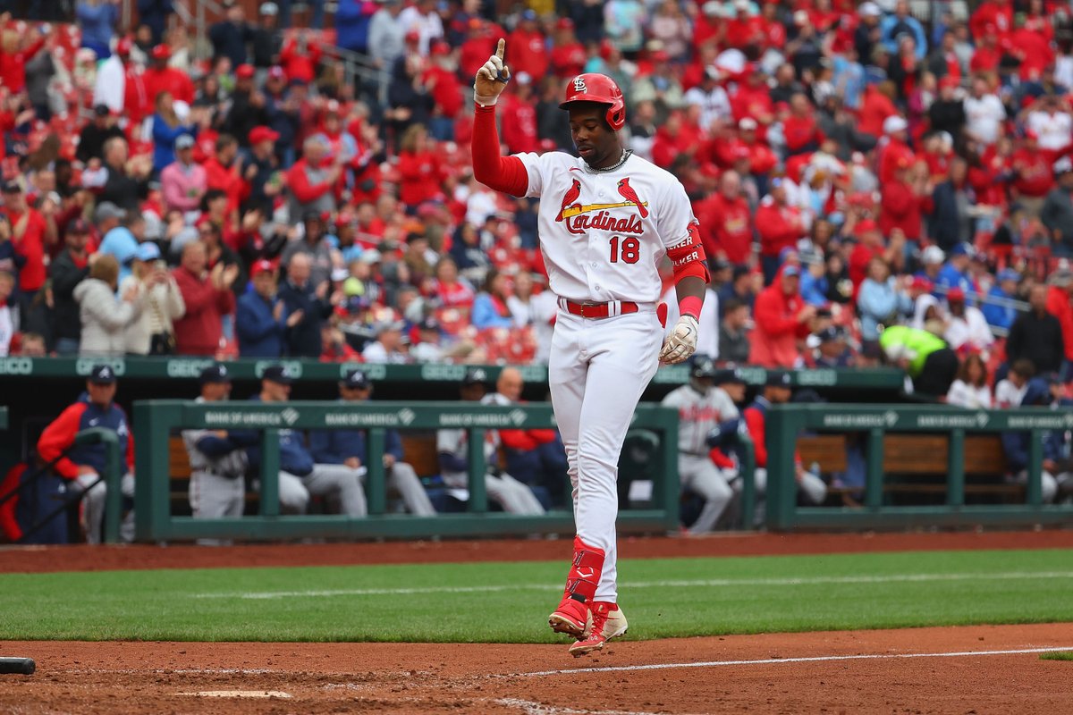 Jordan Walker during his 13-game hitting streak 🔥

.400 AVG (18-45 AB)
 4 HR (7 XBH)
 8 RBI
.471 OBP
1.204 OPS

The @Cardinals rookie currently holds the longest active hitting streak in MLB! #STLCards