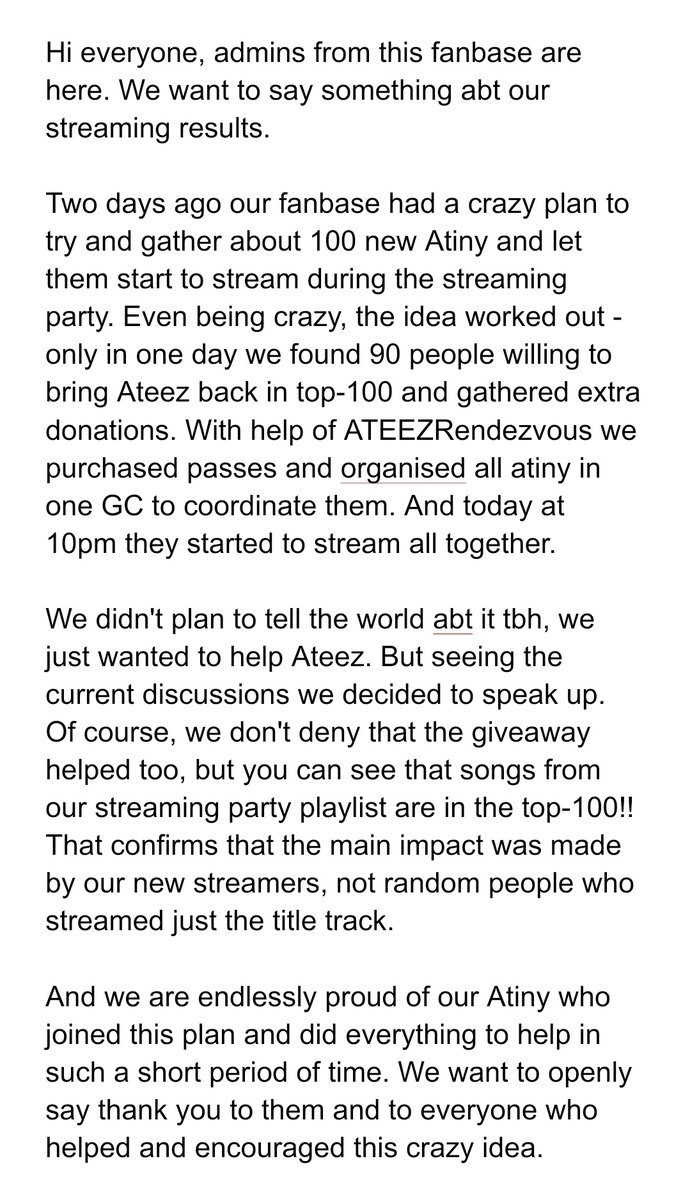 atinyscorp's tweet image. Hi everyone, we want to say something about the current Bugs streaming results 🫶