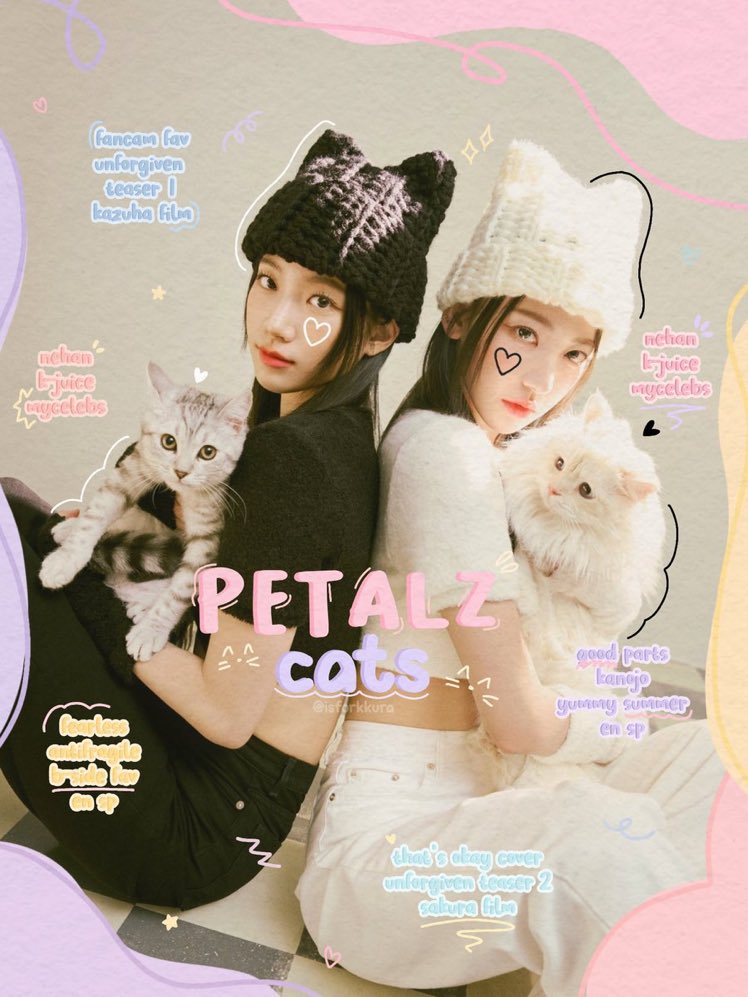 _nayyih's tweet photo. 🐱 | petalz cats !

By: @isforkkura 

르세라핌 사쿠라 카즈하 #사쿠라 #카즈하 #SAKURA #KAZUHA @le_sserafim @IM_LESSERAFIM https://t.co/EUietnpg2W
