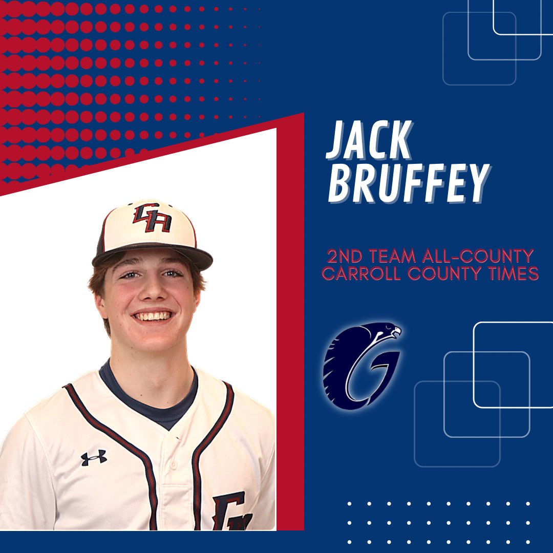 Jack Bruffey ‘25 earns 2nd team. 
<a href="/GerstellBB/">Gerstell Baseball</a>