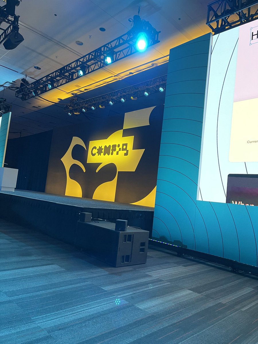 StephhChao's tweet photo. Excited for all the sessions today! 🥳 #Config2023 https://t.co/zupy0GtDgU