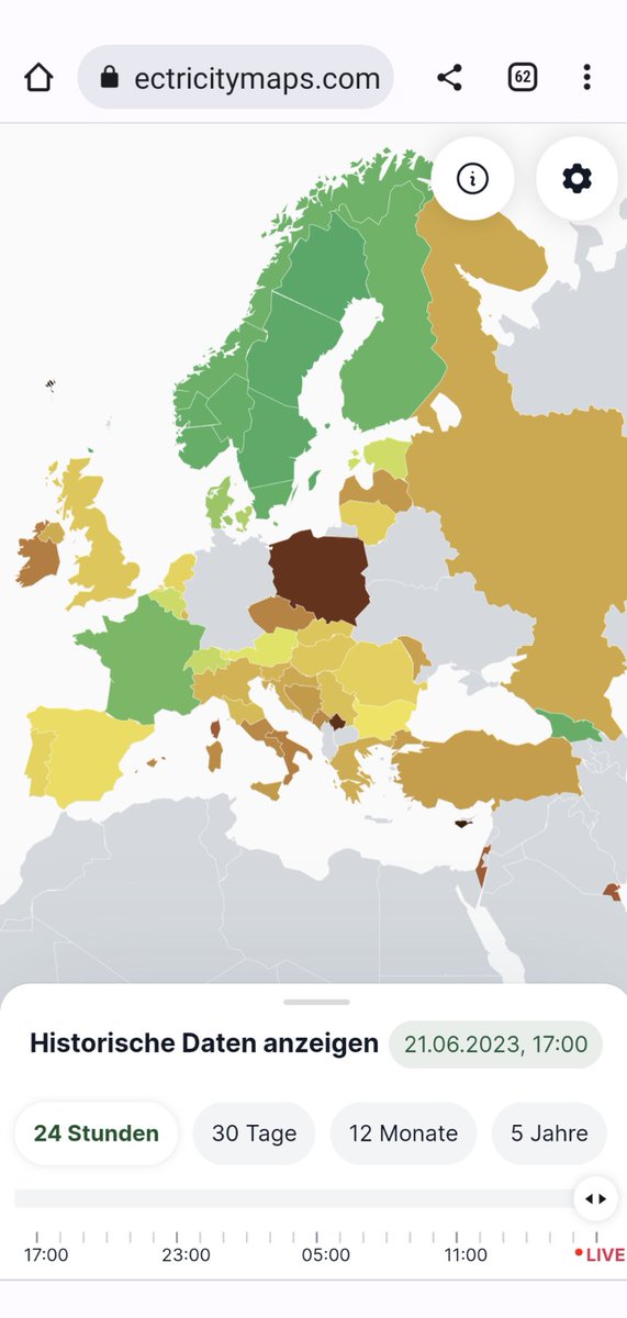 hansdoppler's tweet photo. Electricity Maps zeigt keine Daten für Deutschland, ist das Zufall oder ...? Na ja, von Belarus gibt's ja auch keine Daten. https://t.co/lxUp8NFrLQ