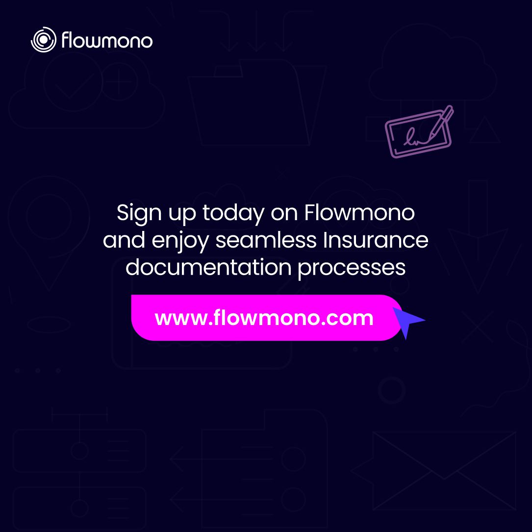 Sign up today and transform your insurance processes! 💼✍️ 

🌐flowmono.com 
📞+2348134006515 
📧info@flowmono.com  

#esignature #technology #software #document #paperless #Flowmono #EasySigning #StreamlinedProcess