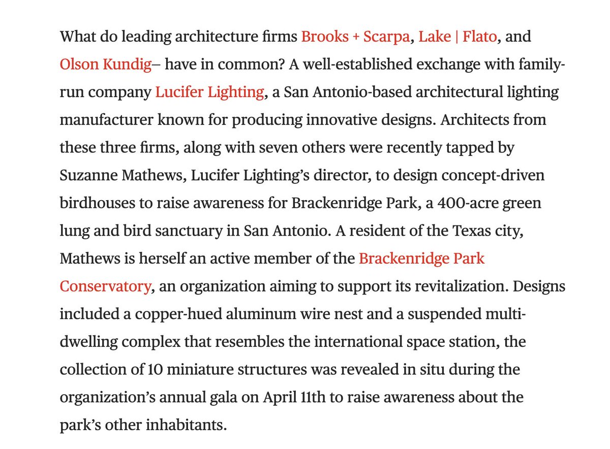 The Birdsong Project (@birdsongproject) on Twitter photo Check out this article from @metropolismag that highlights Birdsong at Brackenridge Park Conservancy this summer!
Link in bio for the full article. ๐๏ธ๐ค
<a href="/Brack_Conserve/">BrackParkConservancy</a> Check out this article from @metropolismag that highlights Birdsong at Brackenridge Park Conservancy this summer!
Link in bio for the full article. ๐๏ธ๐ค
<a href="/Brack_Conserve/">BrackParkConservancy</a>