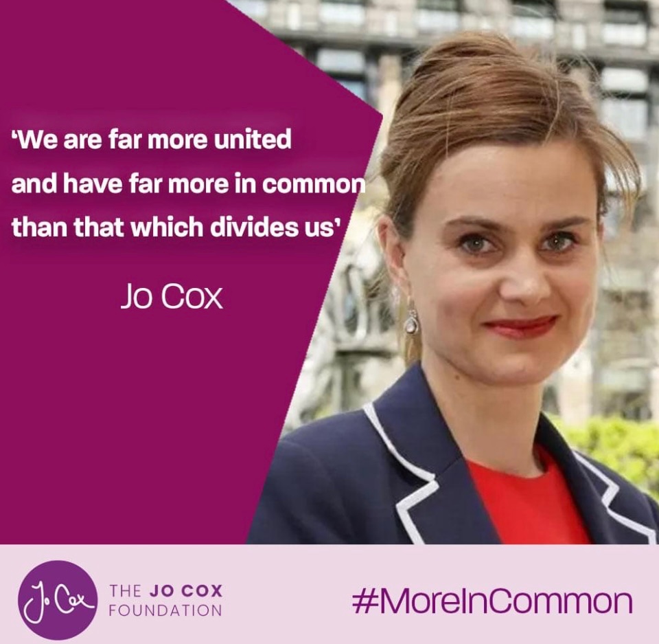 A wonderful #GreatGetTogether in Parliament today, bringing everyone together from across the political divide to remember Jo Cox and her #moreincommon message. Moving speeches by @Keir_Starmer @theresa_may @RachelReevesMP @SeemaKennedy 
Nothing but love for @kimleadbeater 🌹