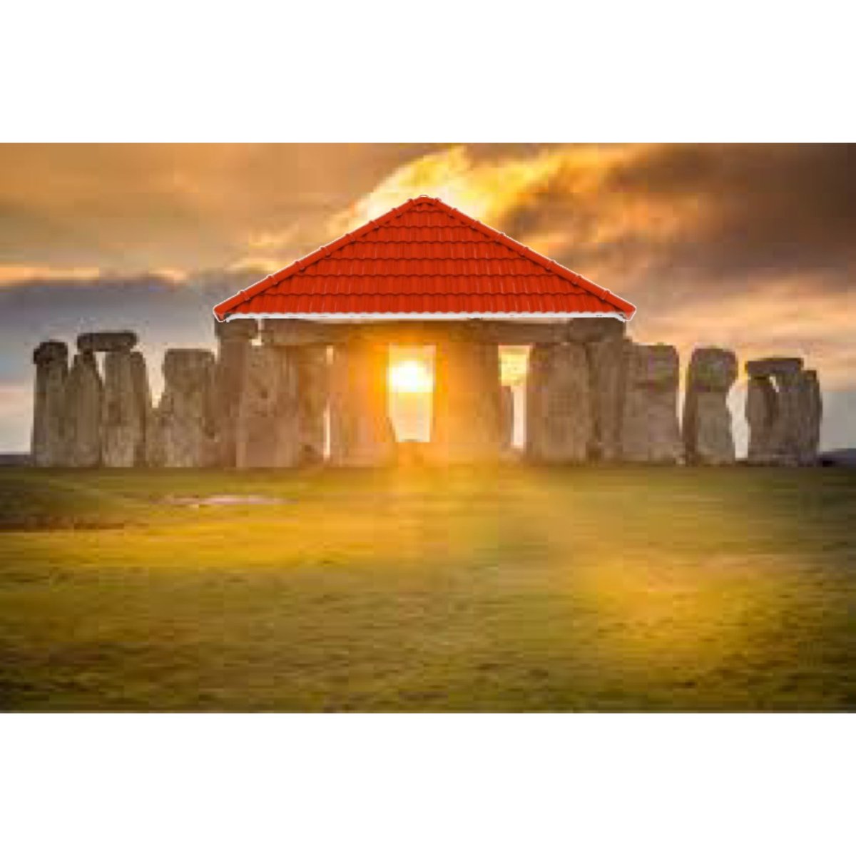 Stonehenge was built 5,000 years ago by a team builders from Crymych. Following non payment of the second instalment the builders stopped work and left the site. This is why it has no roof and windows. English heritage hope to complete the work once they find an available builder