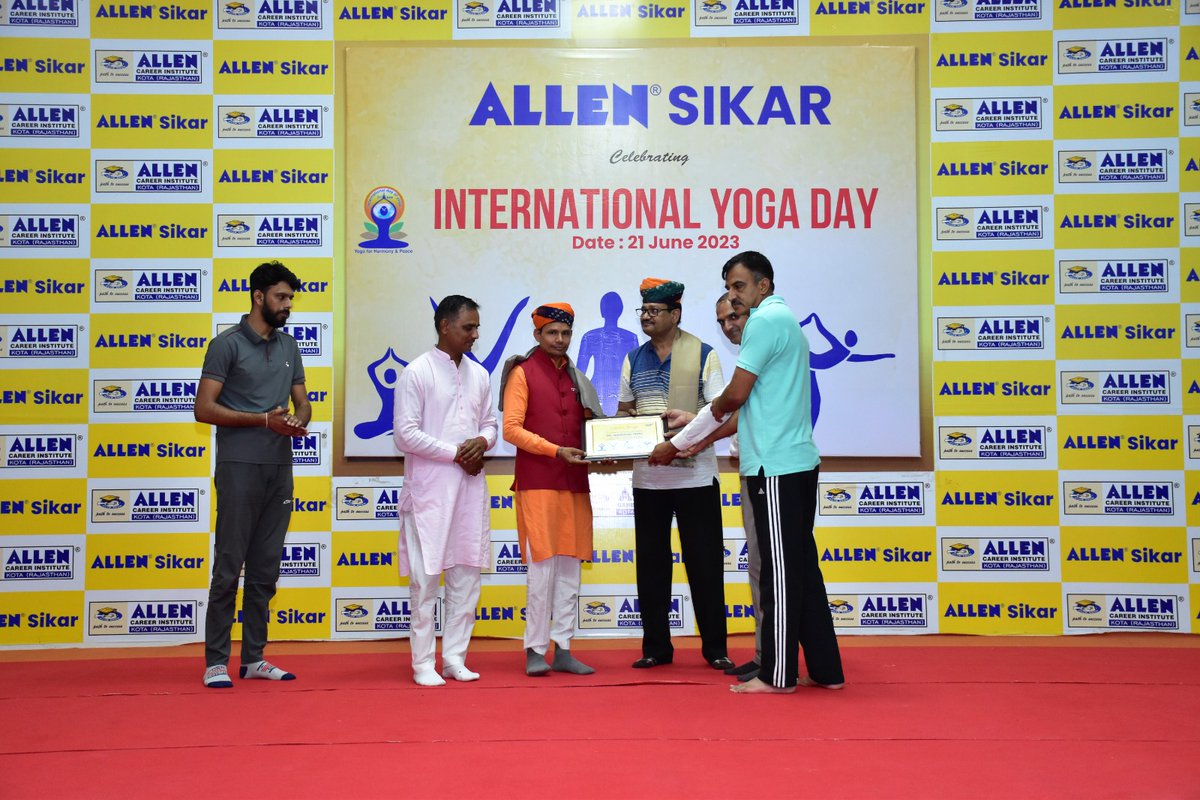 #Allensikar 
#YogaDay2023 
#yoga 
#sikar 
#AYUSH