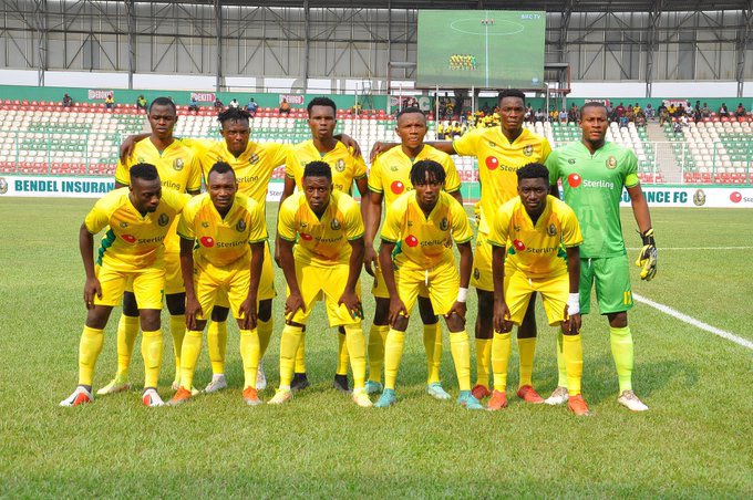 NFF Federation Cup Final

Bendel Insurance 1-0 Rangers International

Imade Osarenkhoe's penalty late in the first half hands the Benin Arsenals their first national cup success since 1980.

#BENRAN #FederationCup2023