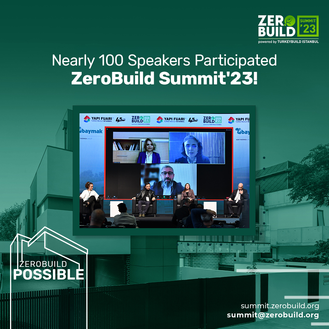 zerobuildinst's tweet photo. Nearly 100 speakers, each of whom is an expert in their fields and working in public and private institutions, took part in the 4th International Zero Energy Buildings Summit-ZeroBuild Summit'23.

#ZeroEnergy #ZeroEnergyBuilding #PassiveHouse #RenewableEnergy ⁠#ZeroBuildPossible https://t.co/HzOpFJ2Tex
